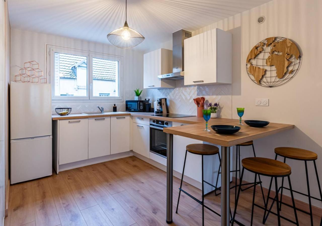 Apartamento Le Carrousel Avec Parking Prive Dijon Exterior foto